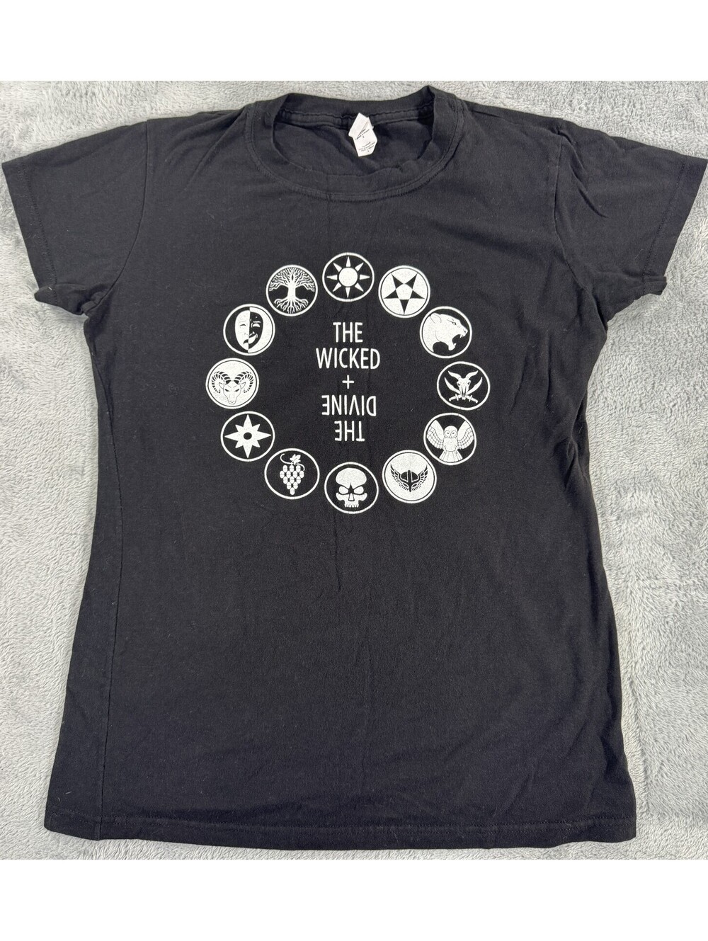 The Wicked & The Divine Tultex T-shirt Tee Women's Cut Size Large 100% Cotton